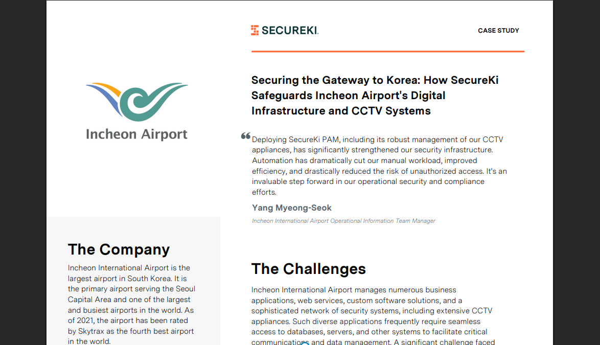 Incheon Airport (CCTV) Case Study