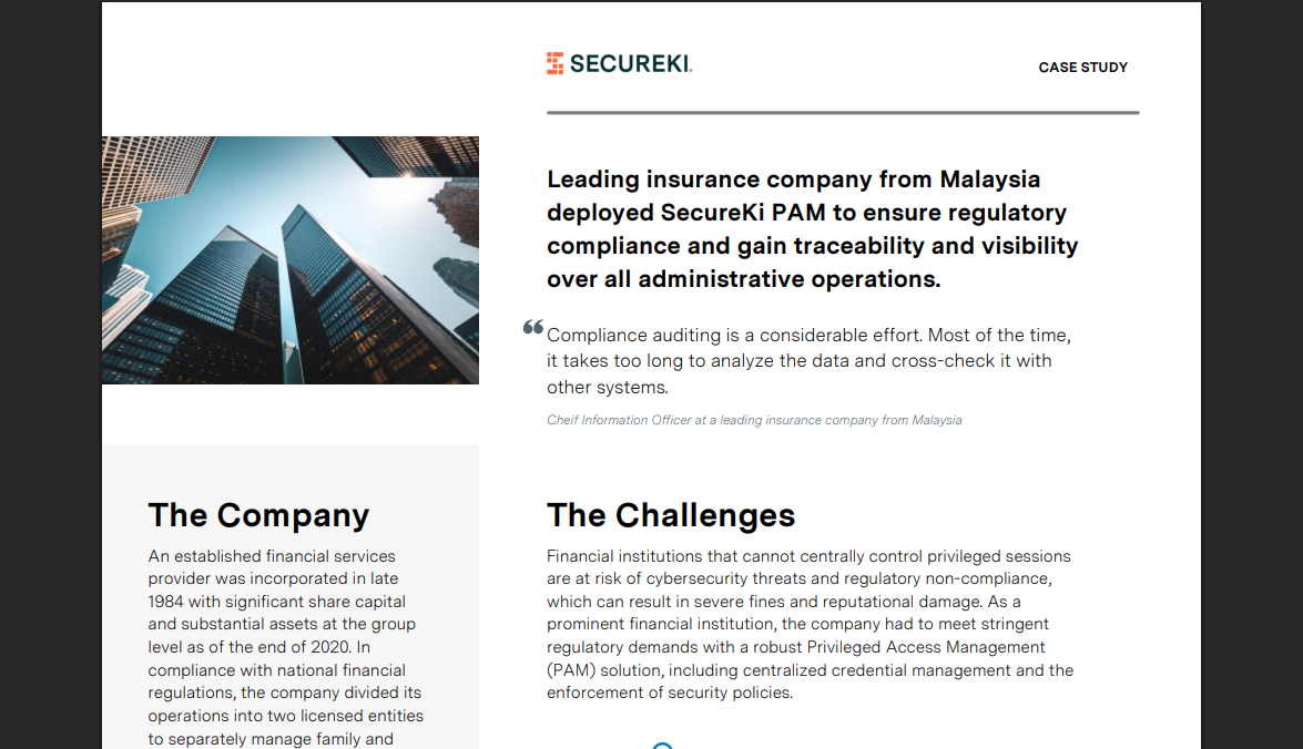 Insurance Company Case Study