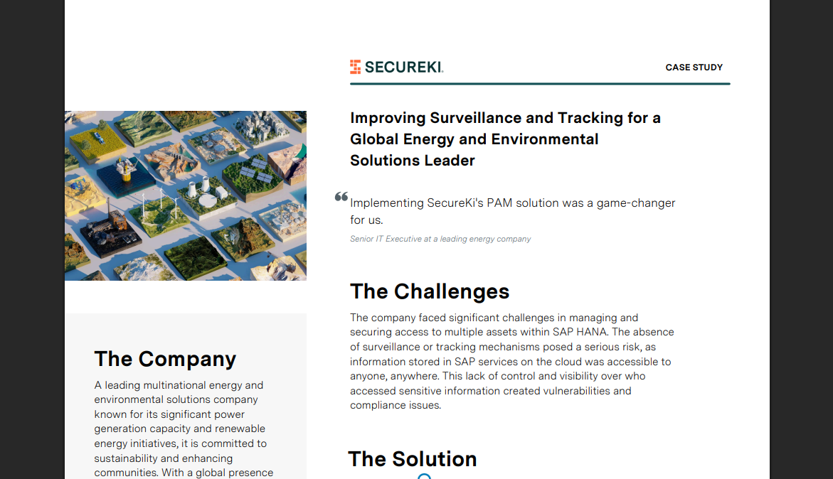 SAP Energy Company Case Study 2025